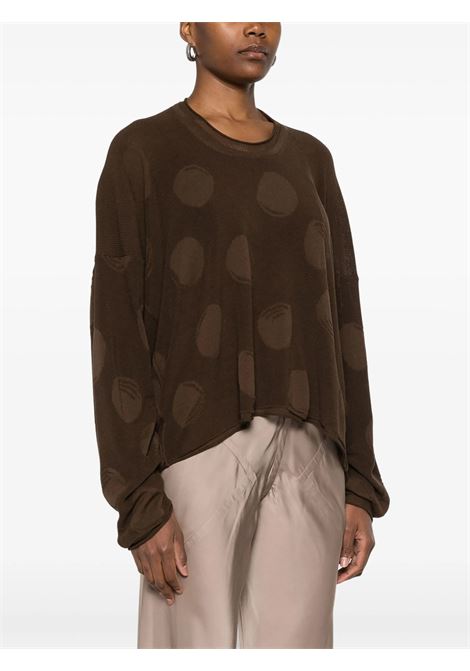 long slevee top woman brown UMA WANG | UK7114UW600